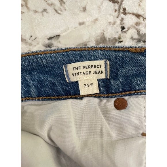 Madewell The Tall Perfect Vintage Jean Denman Wash Size 29T - Picture 11 of 12